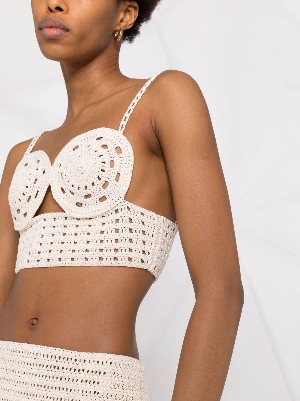 knitted crop top - 3