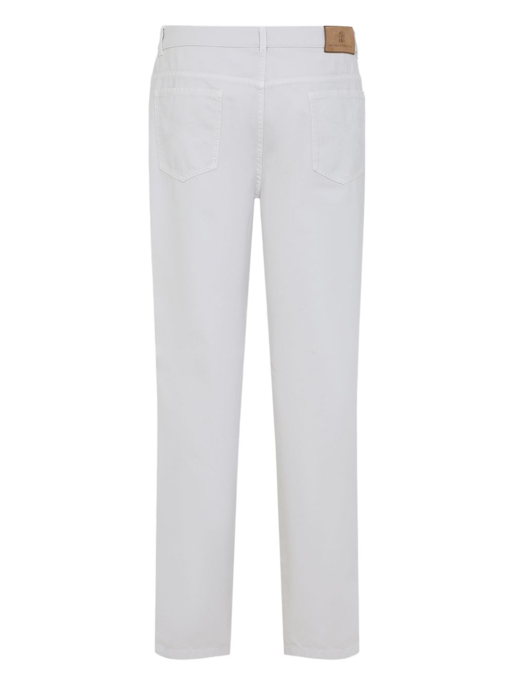 logo-patch straight-leg jeans - 2