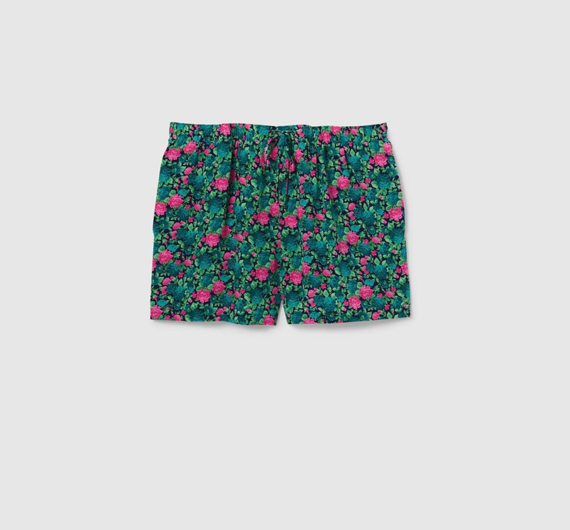 GUCCI Gucci Floral Print Silk Short outlook