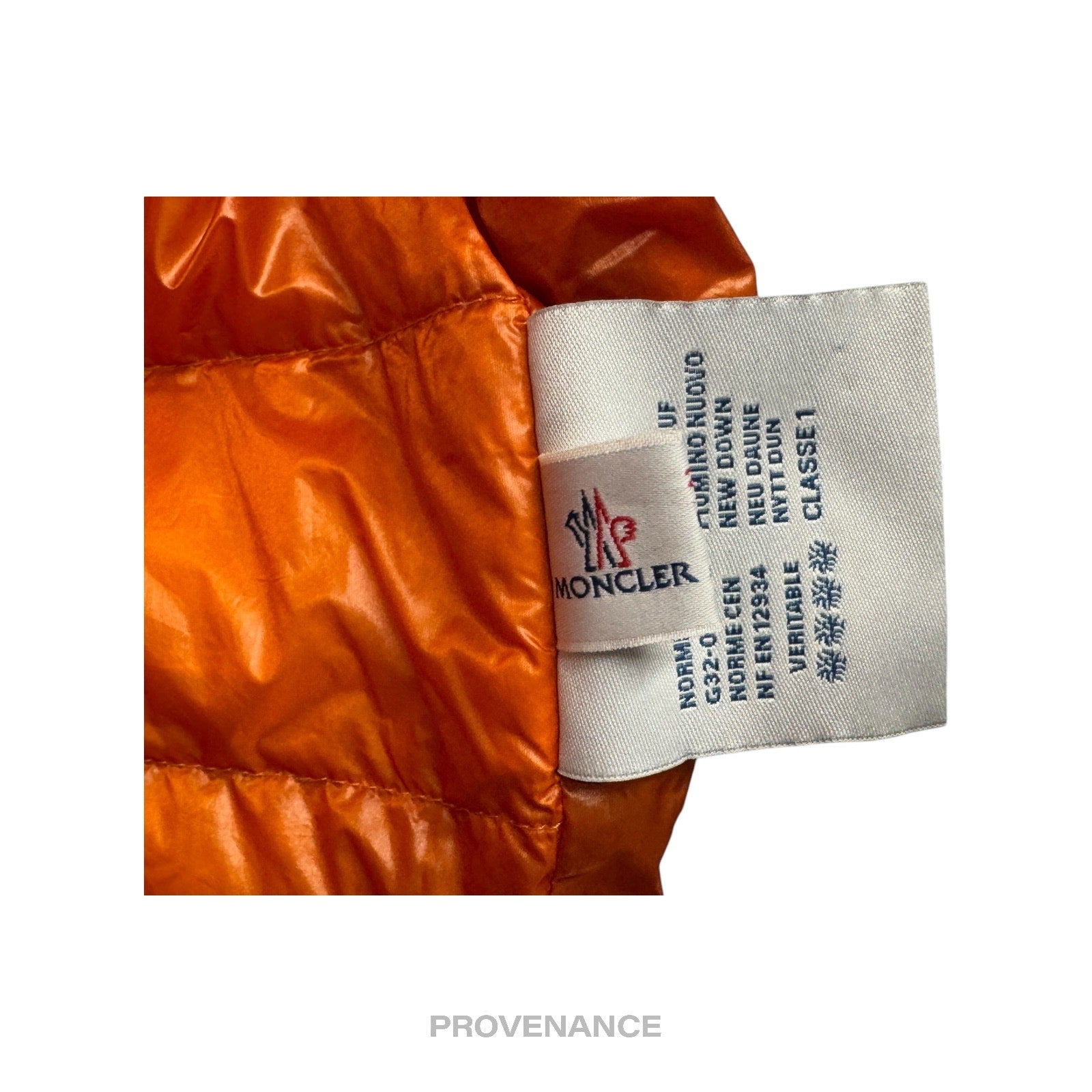 Moncler Gui Down Vest - Orange 2 M - 9