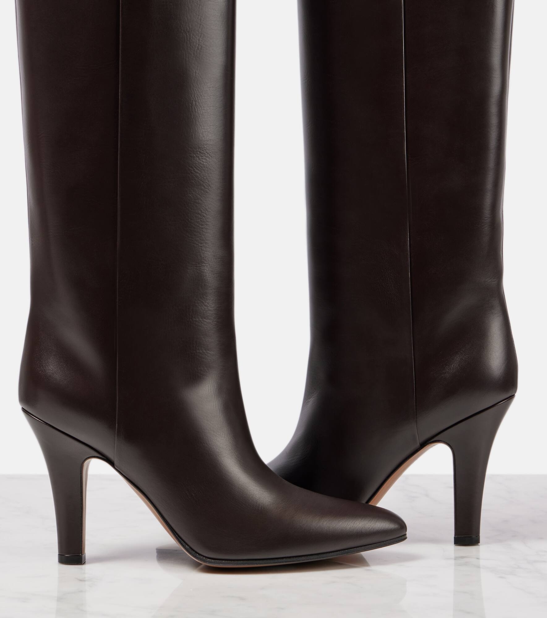 Prudence leather knee-high boots - 4