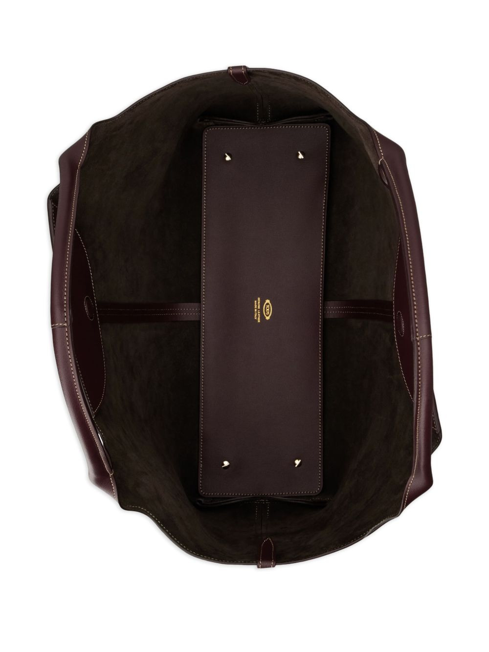 medium leather tote bag - 4