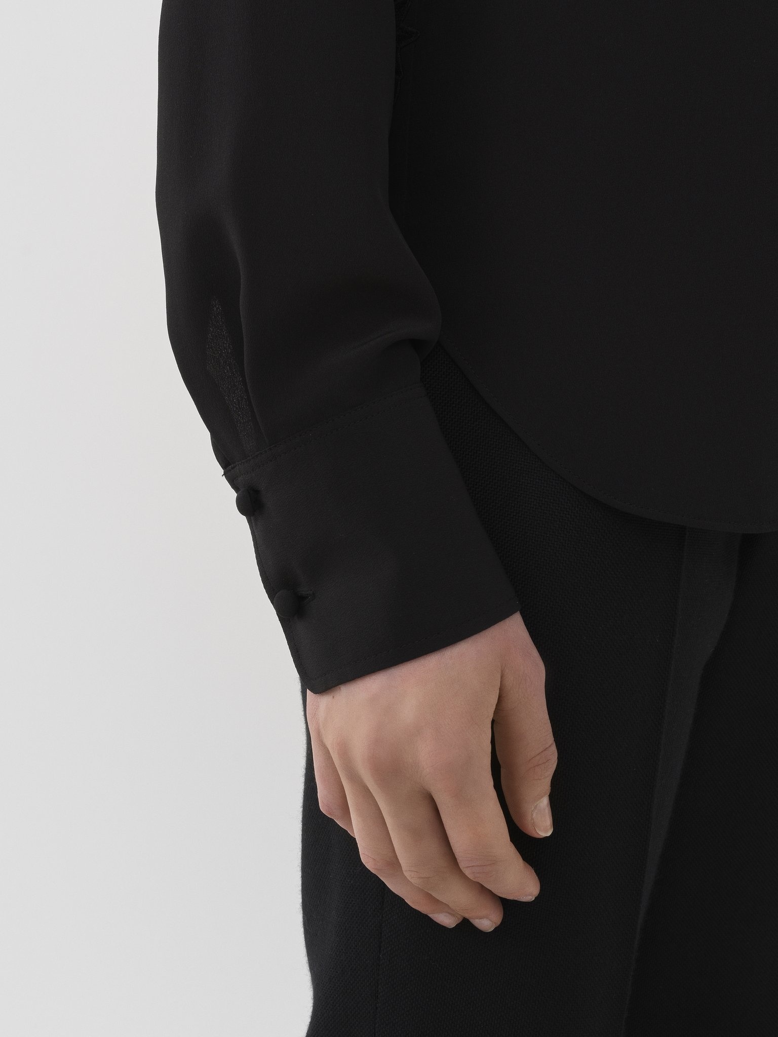 GUIPURE-DETAIL BLOUSE - 8