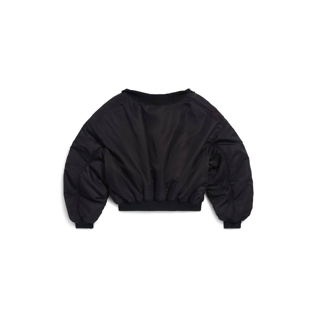 Off Shoulder Bomber in Black - 2