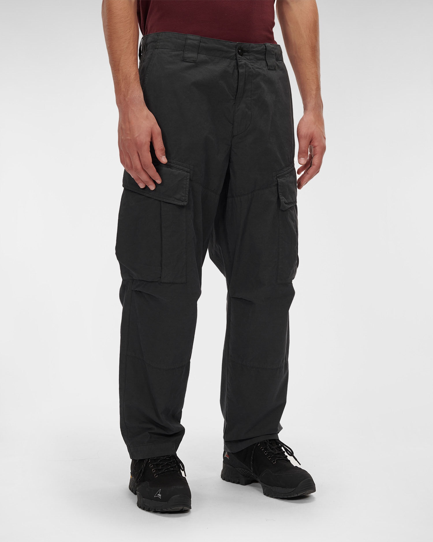 パンツ C.P. Company MICROREPS LOOSE CARGO PANTS C.P. Company Microreps No Peach Loose Fit Cargo Pants Sand