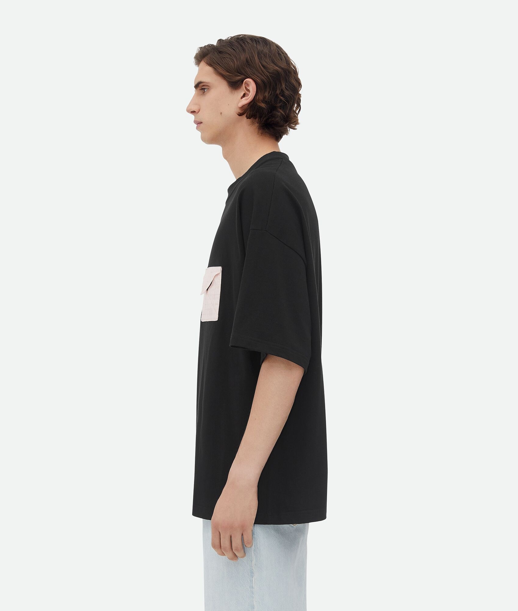 Bottega Veneta Pima Cotton Jersey Oversized T-Shirt | REVERSIBLE