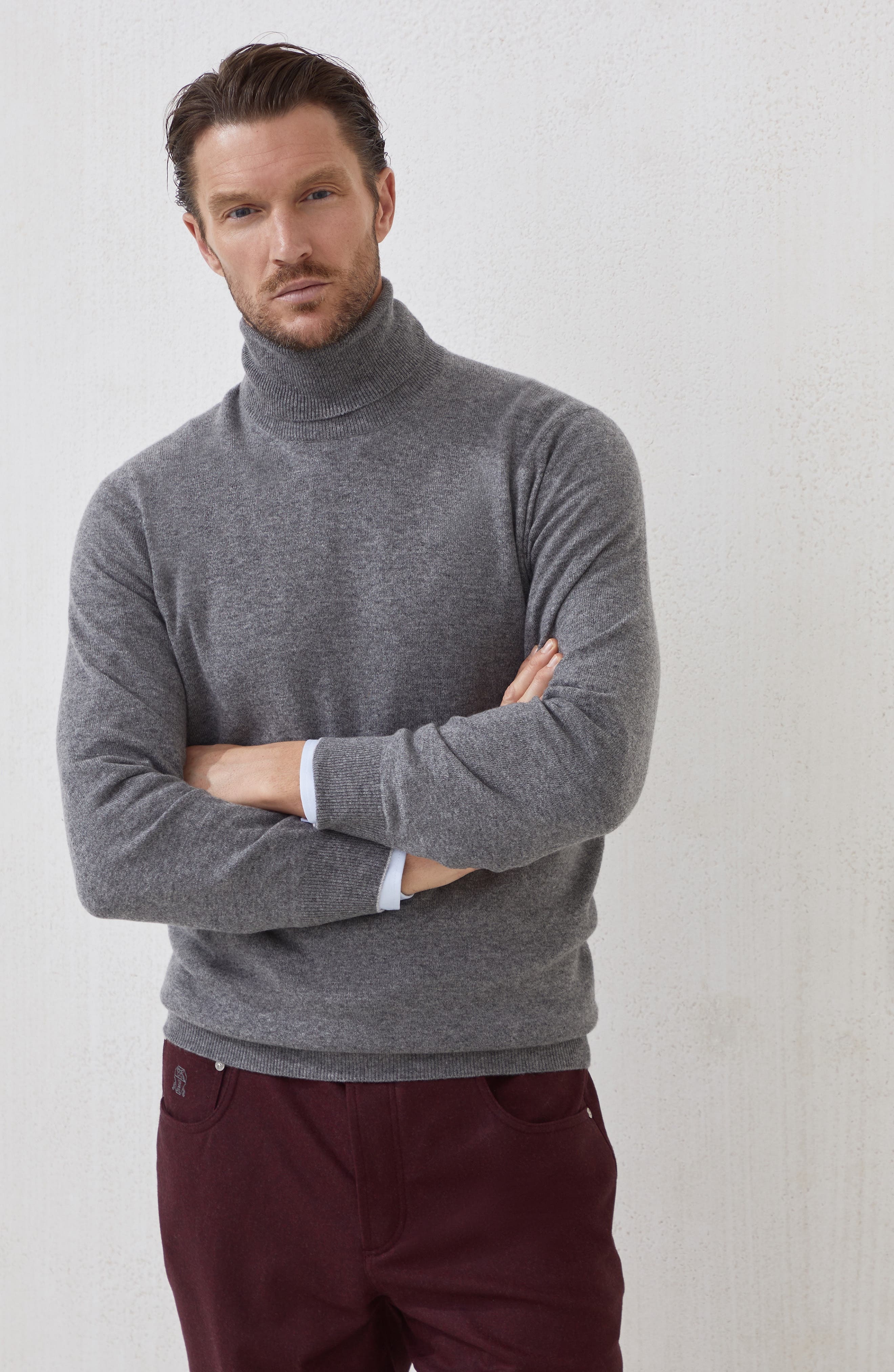 Brunello Cucinelli Turtleneck sweater in Slate at Nordstrom - 2