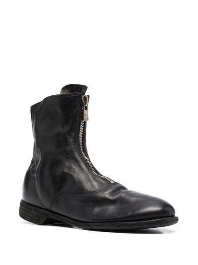 Guidi zip up ankle boots outlook