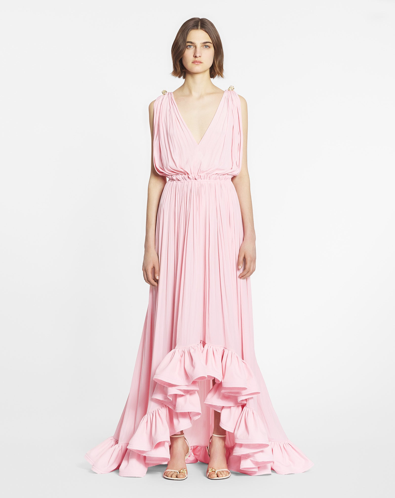 LONG DRESS WITH RUFFLES - 2