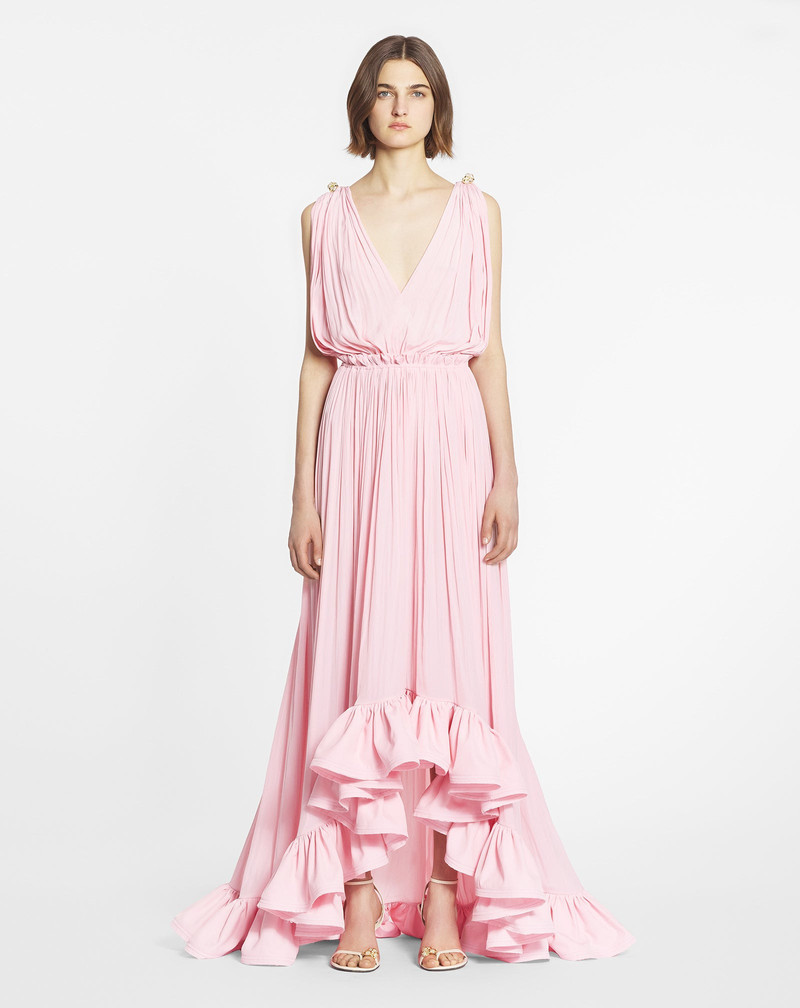 Lanvin LONG DRESS WITH RUFFLES outlook