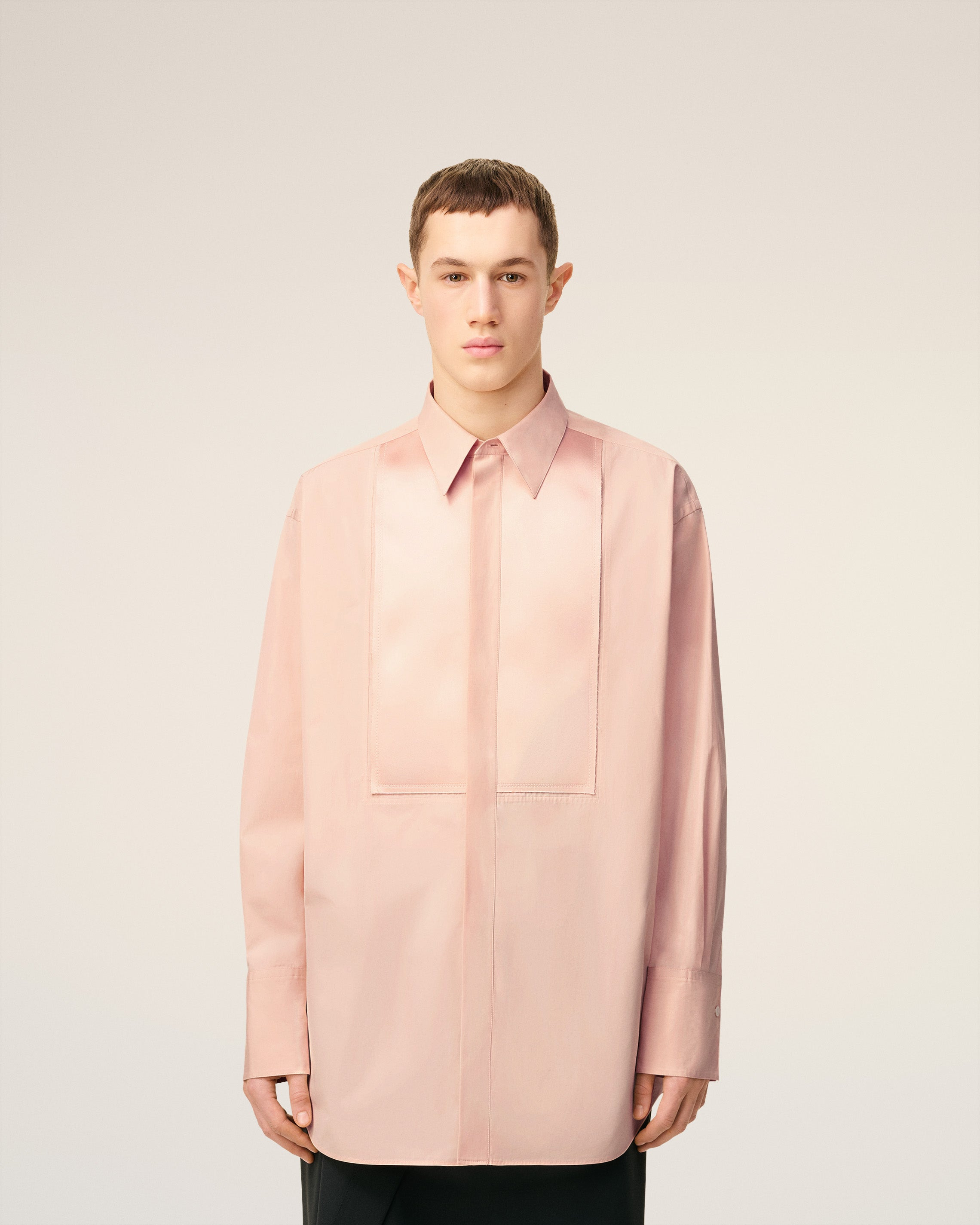 PINK COTTON OVERSIZED  SHIRT - 3
