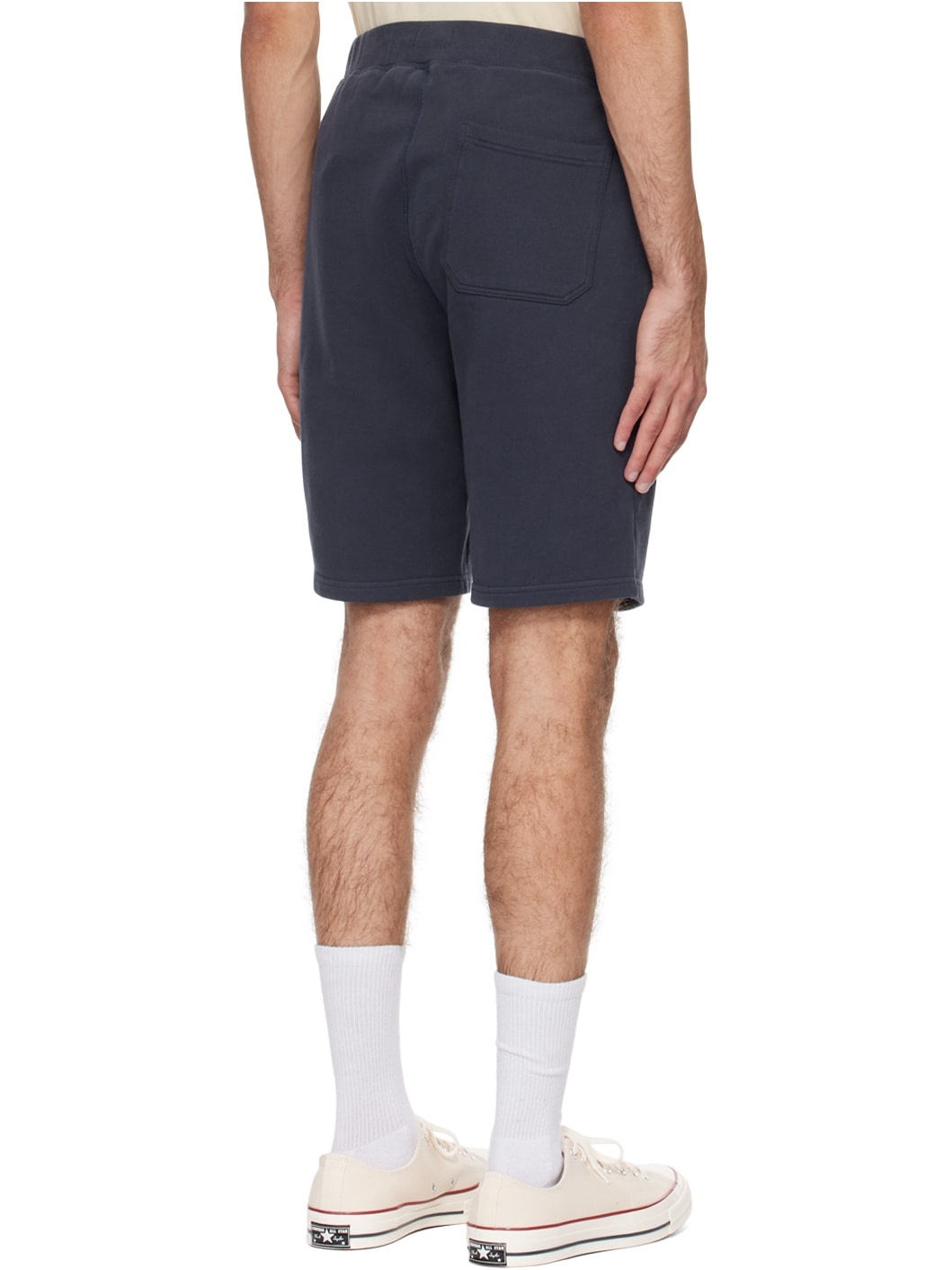 Navy Relaxed-Fit Shorts - 3