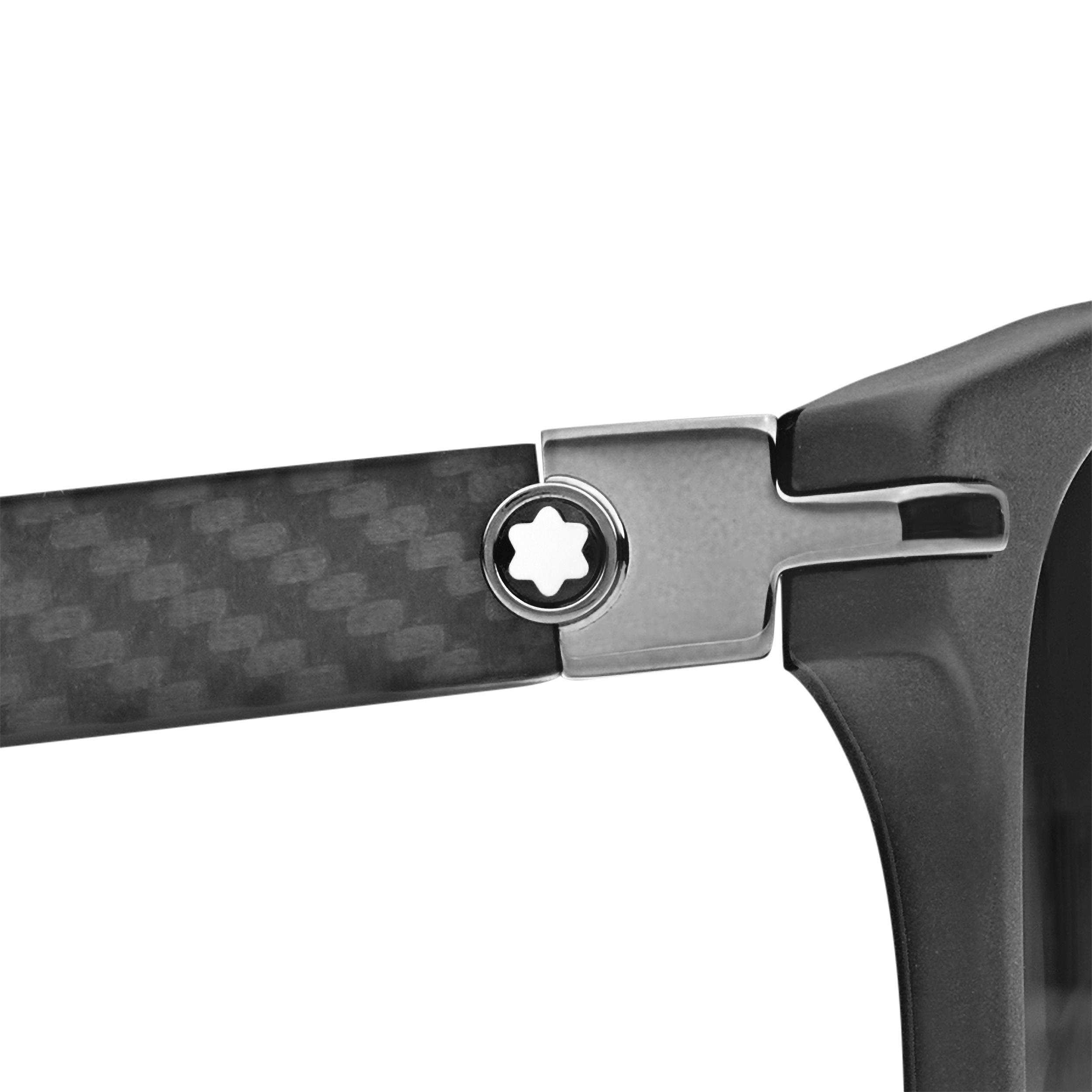 SQUARED SUNGLASSES WITH BLACK COLORED ACETATE FRAME - 4