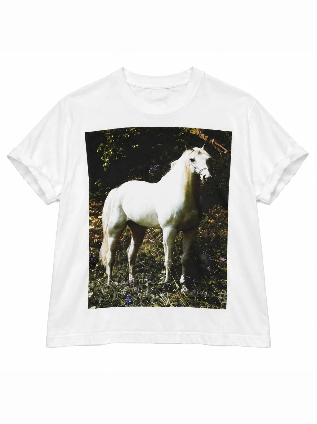 CLASSIC T-SHIRT - WHITE HORSE - 1