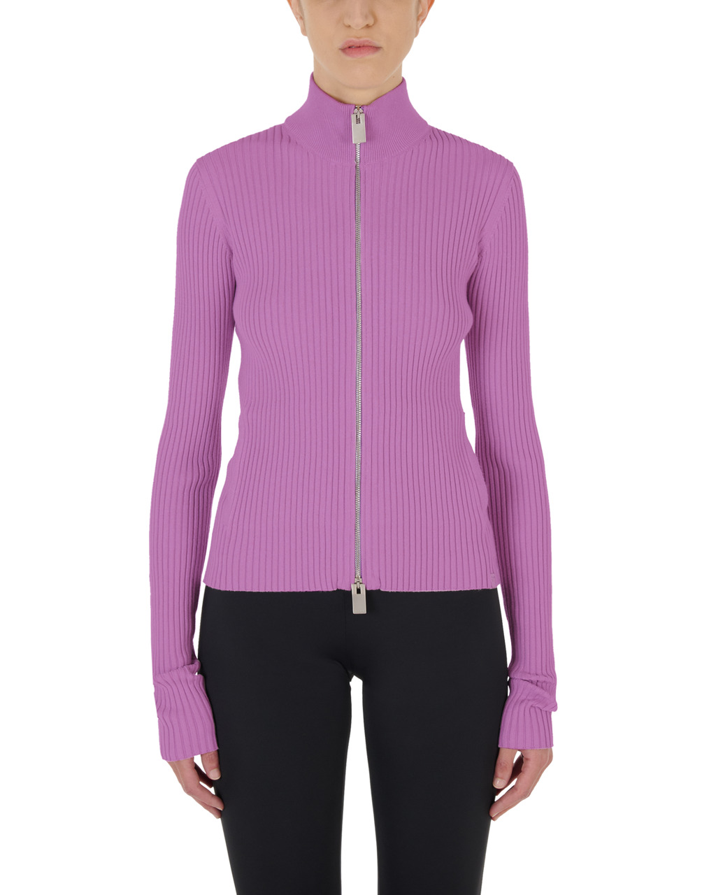 KNIT ZIP CARDIGAN - 2