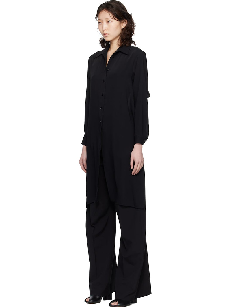 MM6 Maison Margiela Black Dual-Wear Shirt outlook