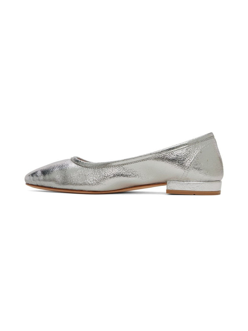 Silver Serafina Ballerina Flats 3