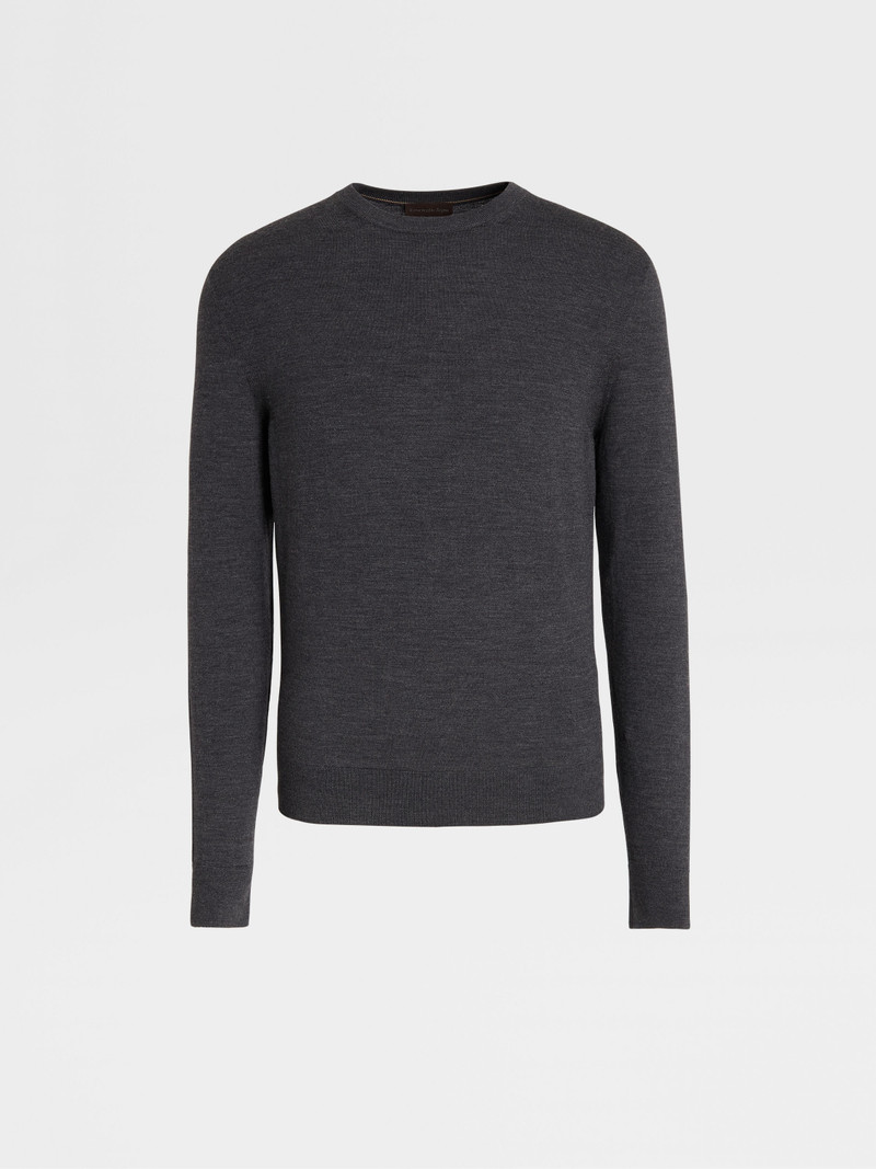 DARK GREY 12MILMIL12 WOOL CREWNECK 1