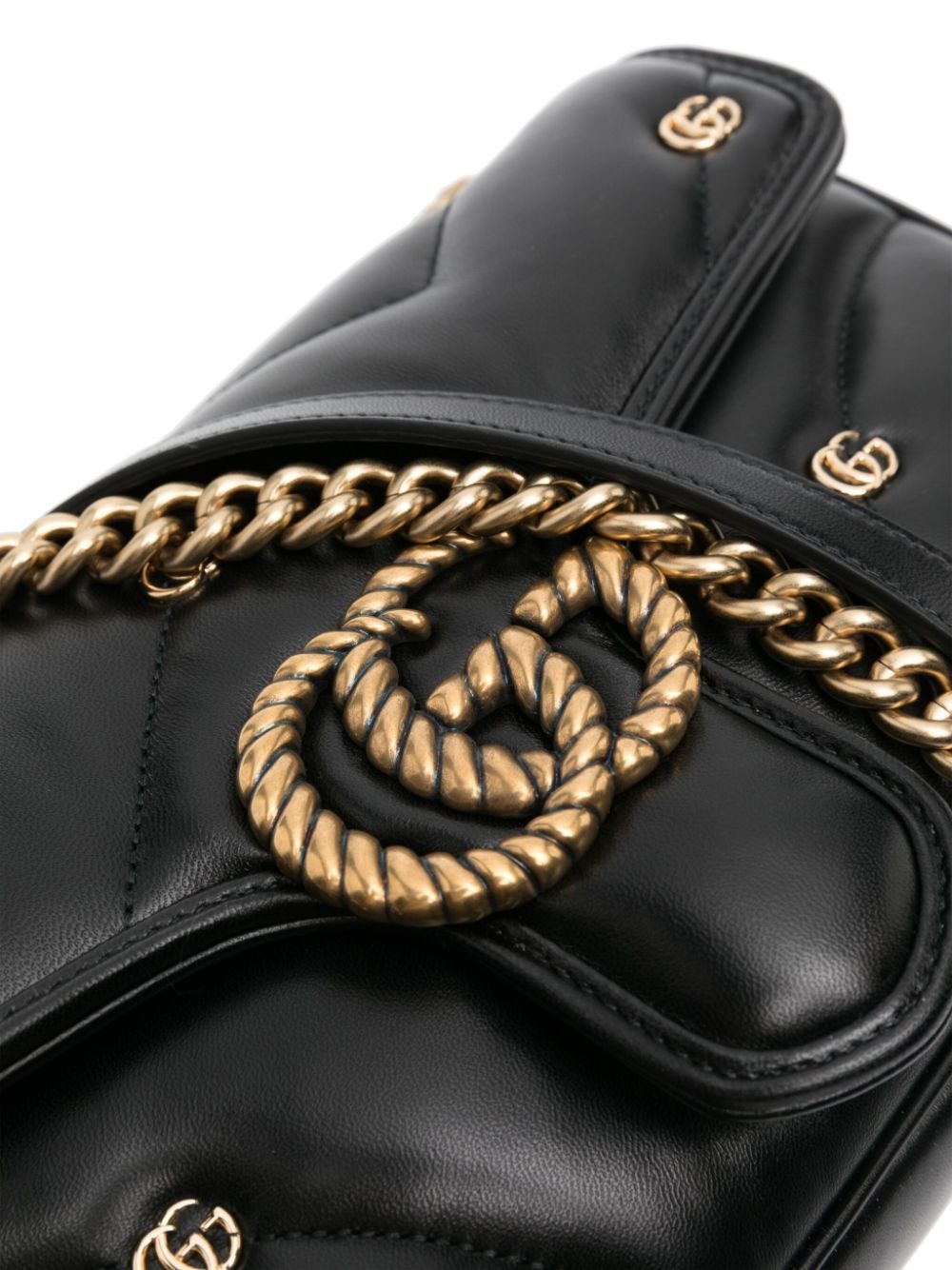 small GG Marmont leather shoulder bag - 4