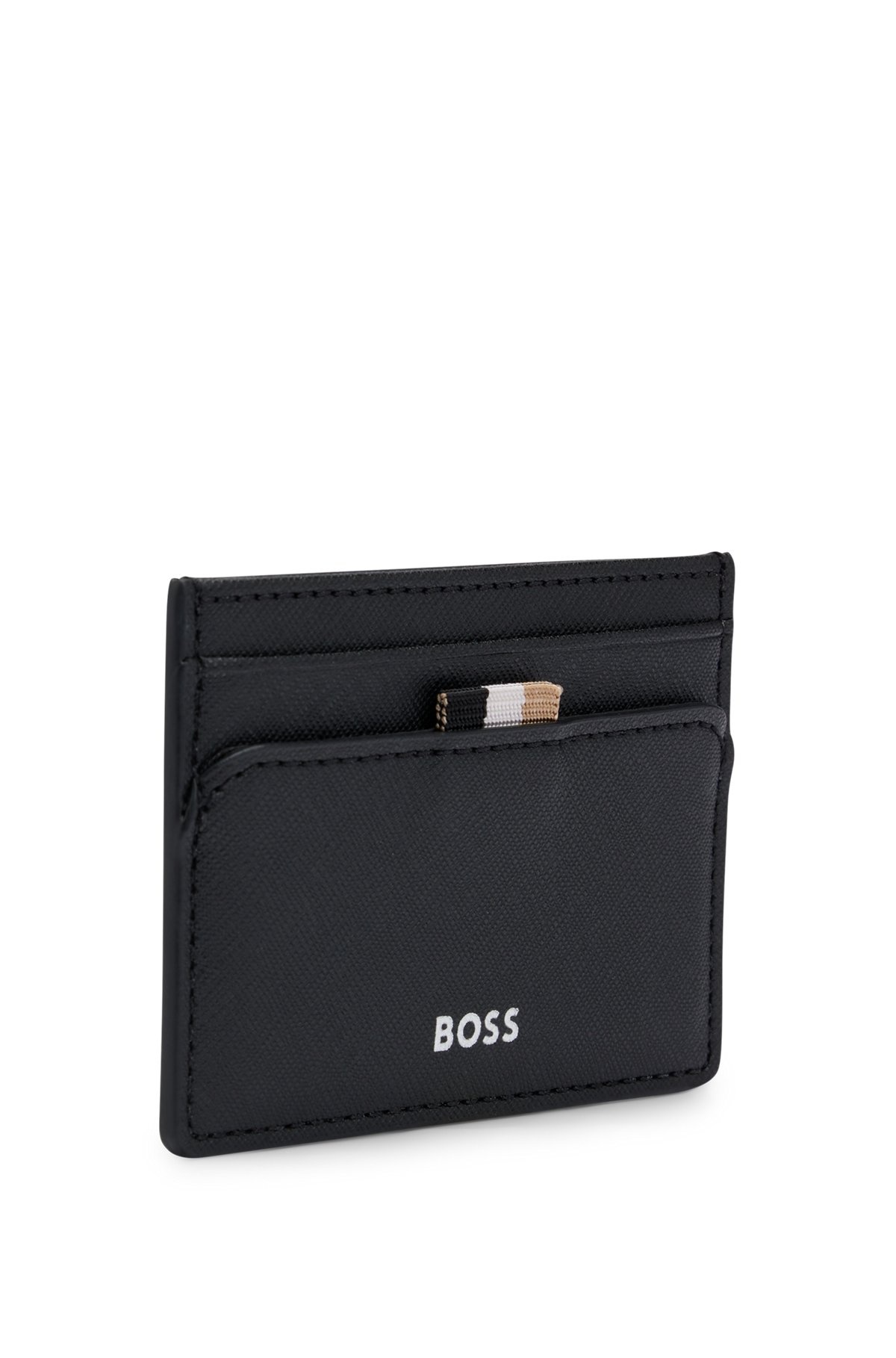CARD HOLDER WITH SIGNATURE STRIPE AND LOGO DETAIL - 4