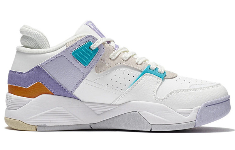 Li-Ning (WMNS) Li-Ning Retro Basketball Shoes 'White Multi' AGBS032-1 outlook