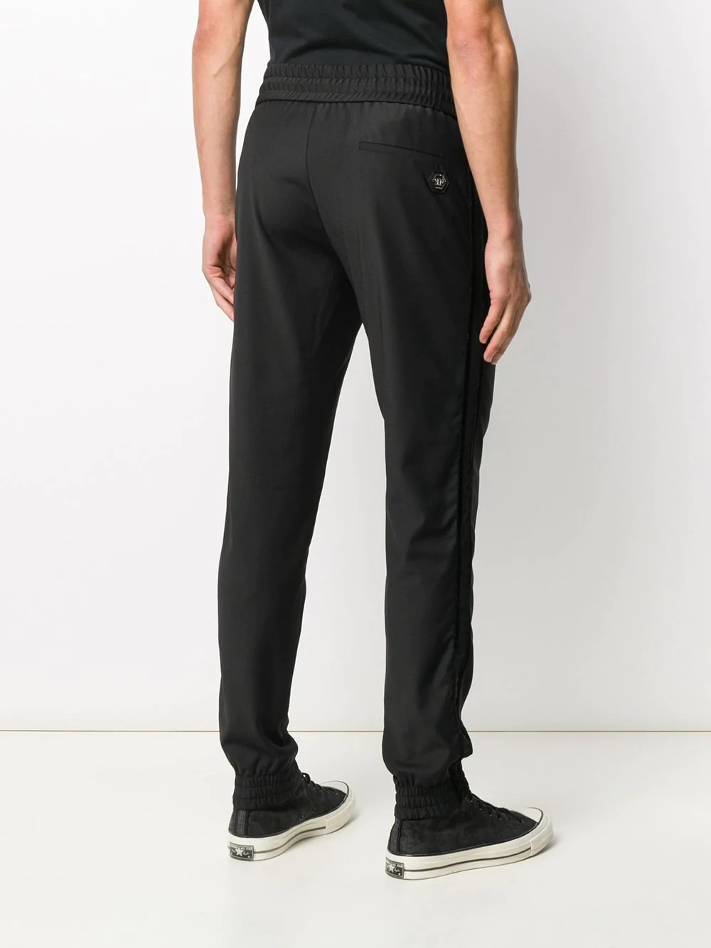 drawstring track trousers - 4