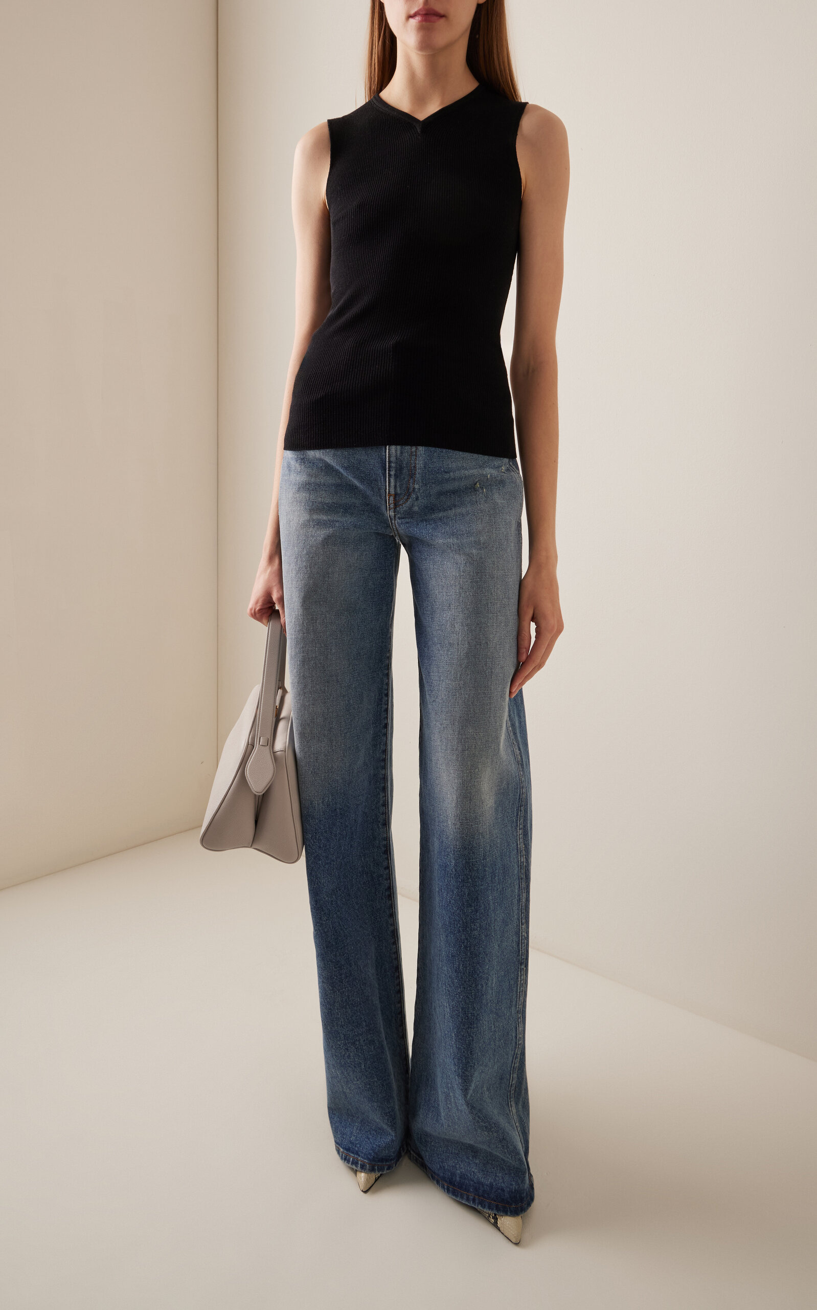Dane Rigid High-Rise Flared Jeans medium wash - 2