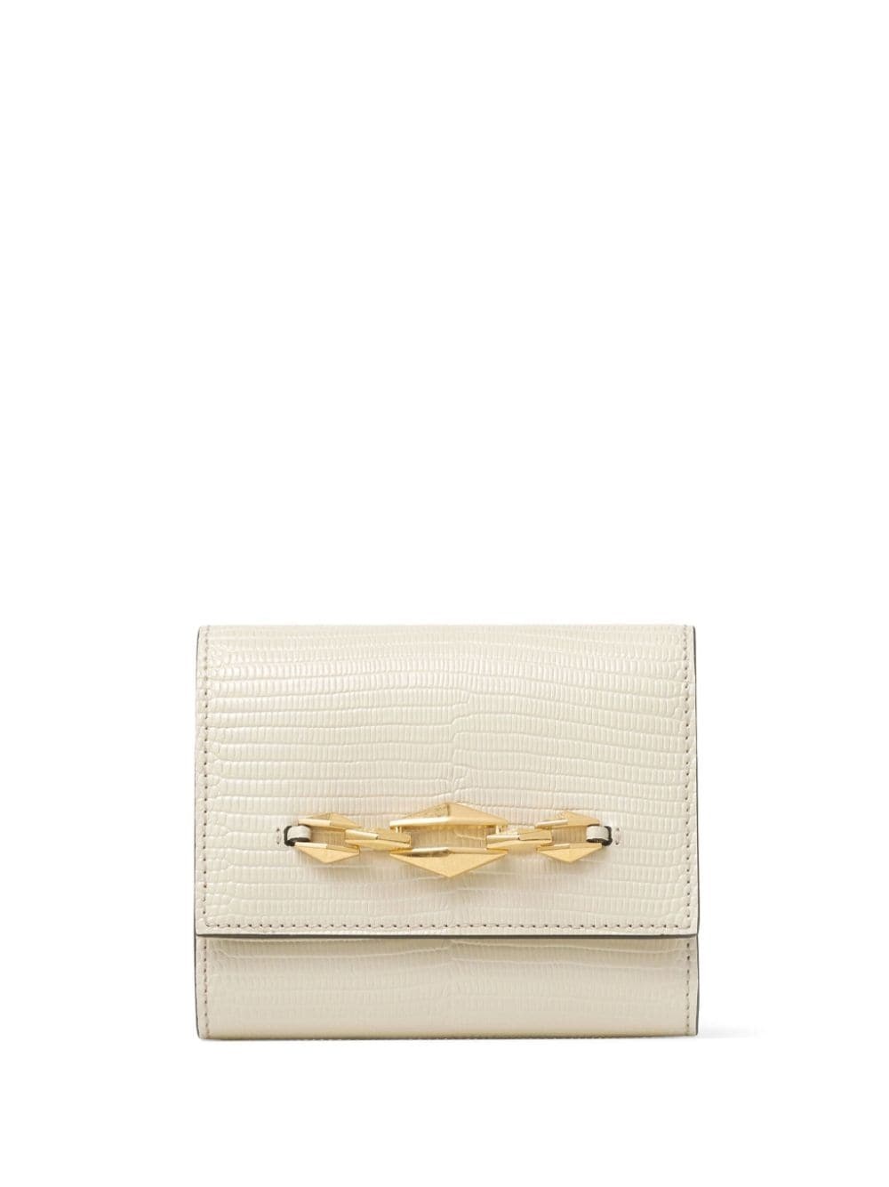 Marinda chain-detailing leather wallet - 1