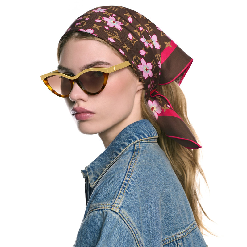 LV x TM Monogram Cherry Blossom Square 70 4