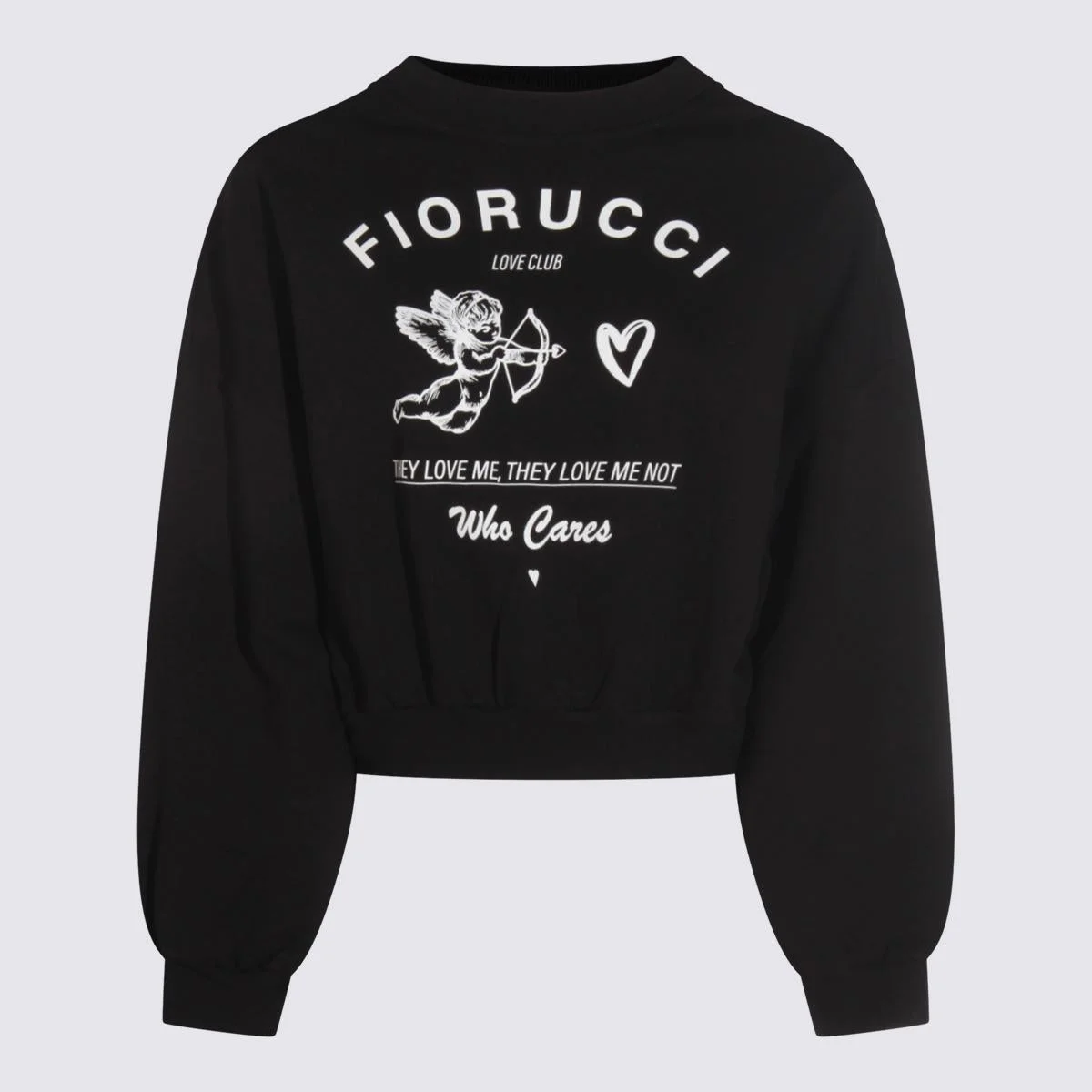 Fiorucci Black Cotton Sweatshirt - 1