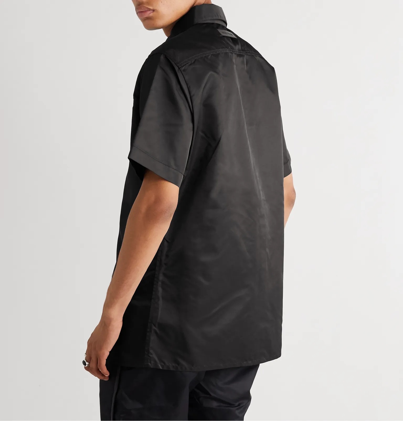 Buckle-Detailed Nylon Shirt - 4