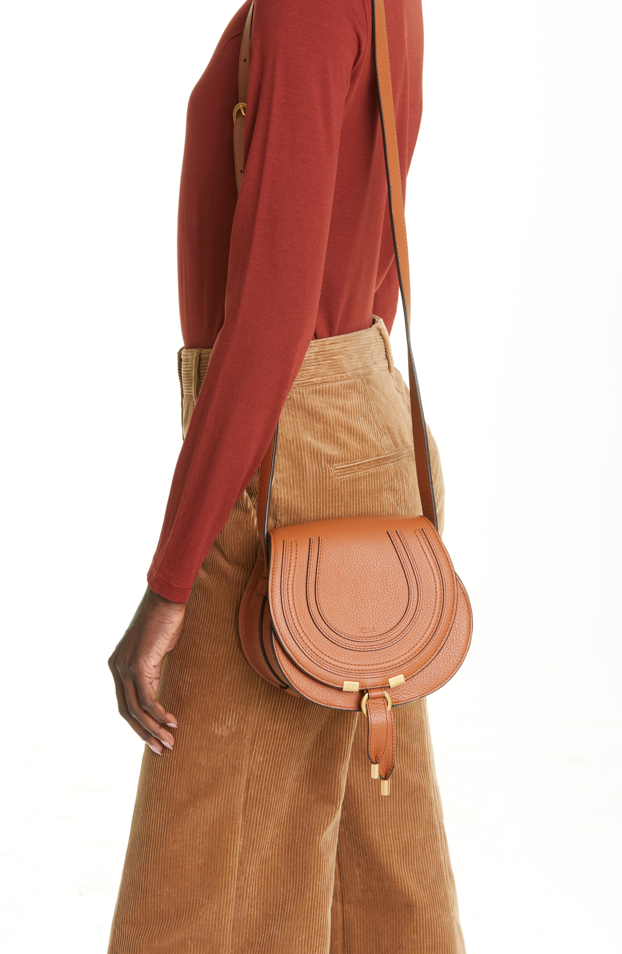 Small Marcie Leather Crossbody Bag - 2