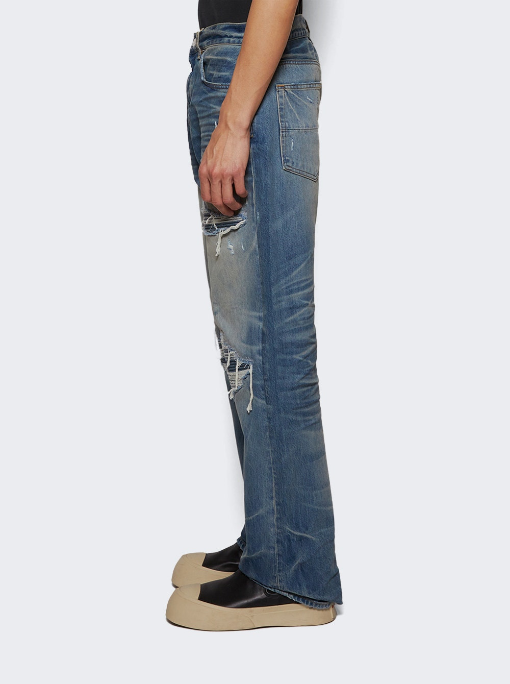 Mx1 Straight Jean Honeycomb Indigo - 3