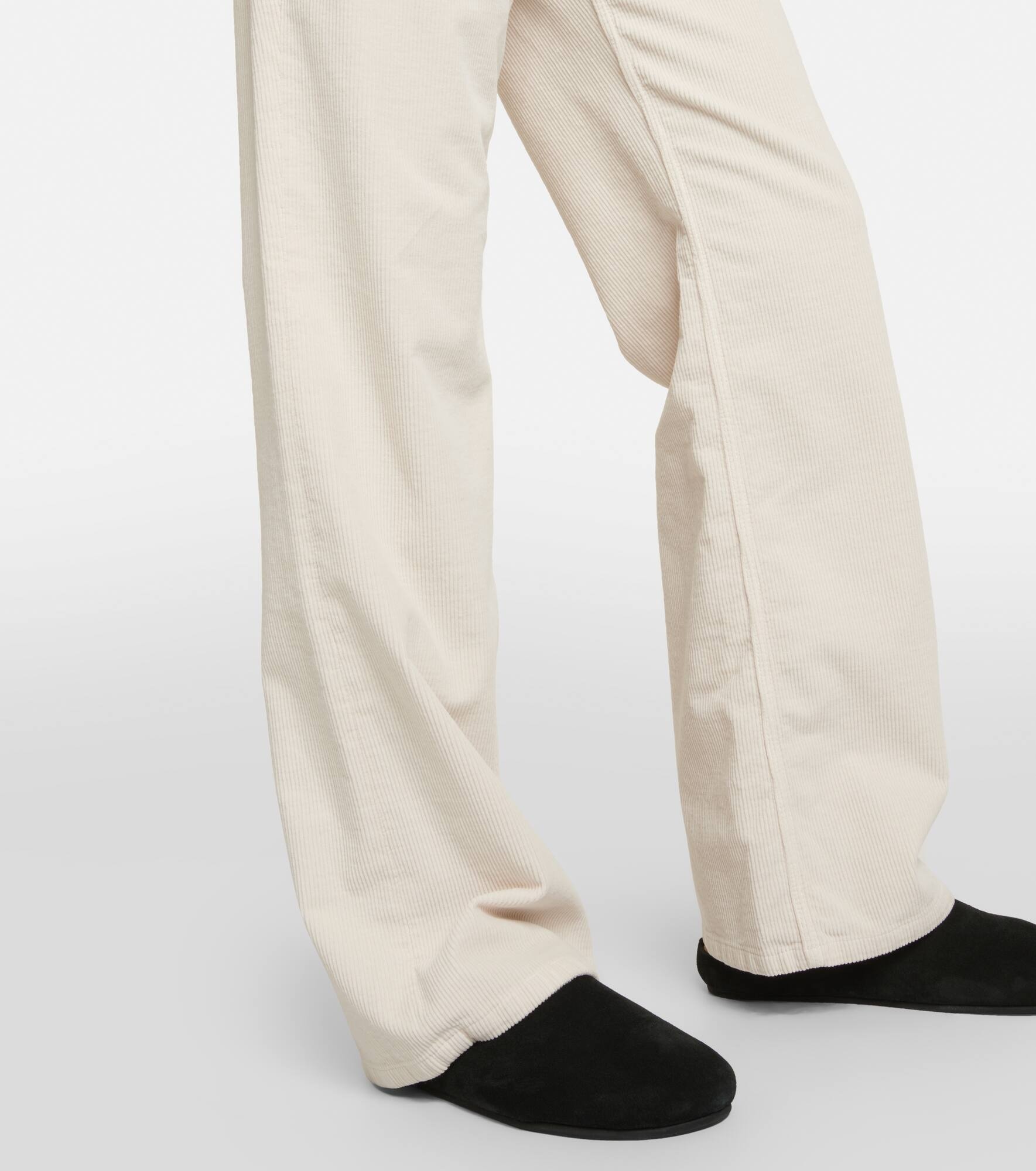 Dan cotton corduroy flared pants - 5