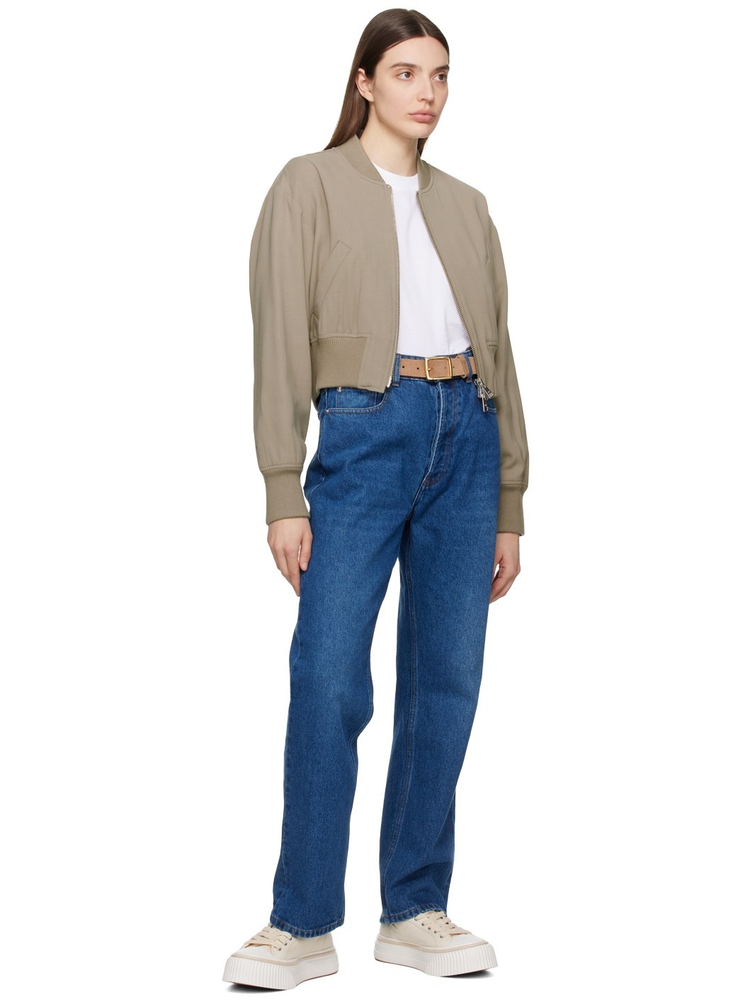 Blue Low-Rise Jeans - 4