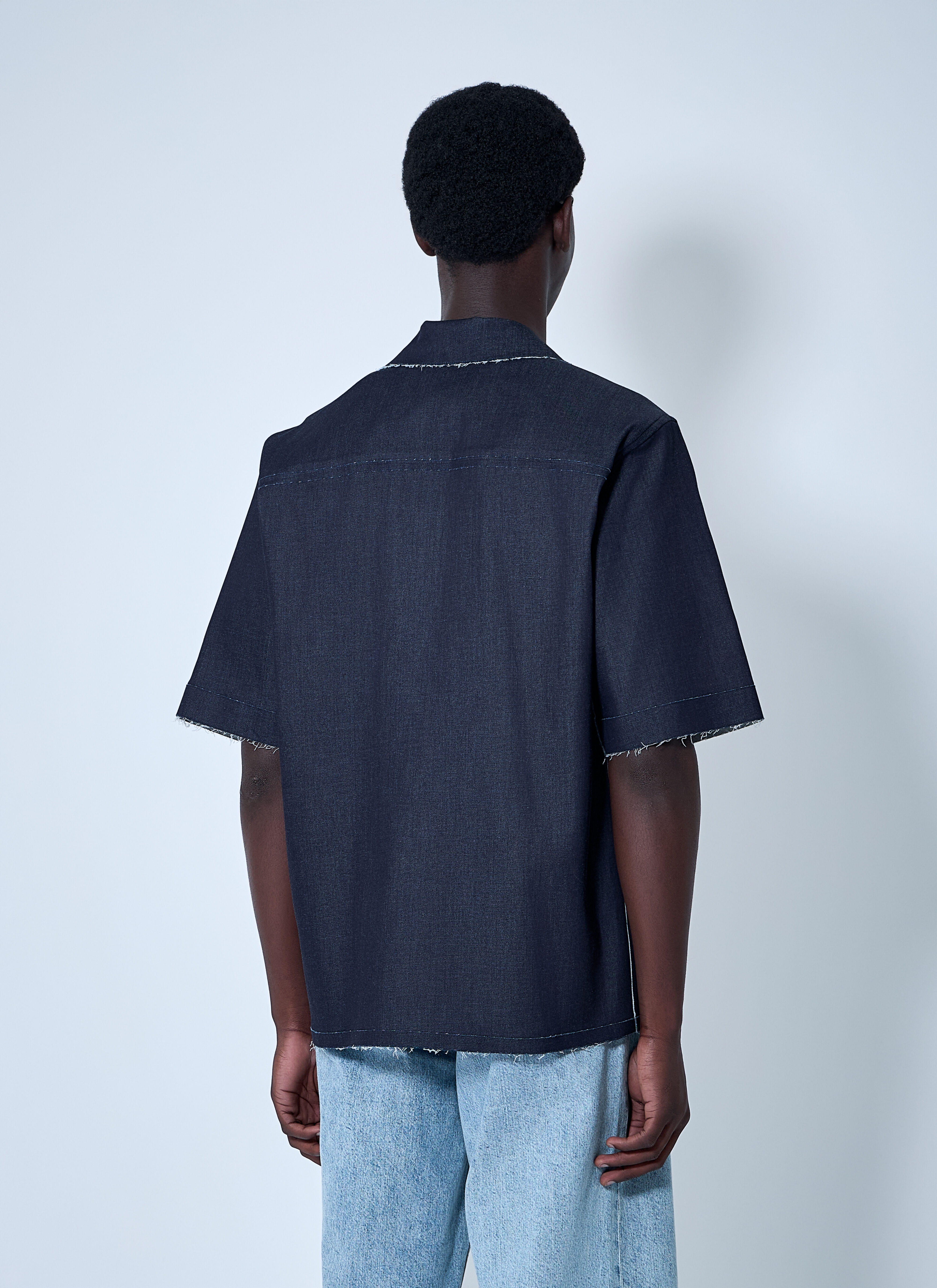 Denim Bowling Shirt - 4