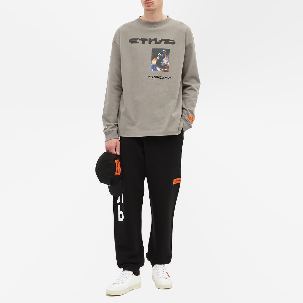 Heron Preston Long Sleeve WWL Heron Tee - 5