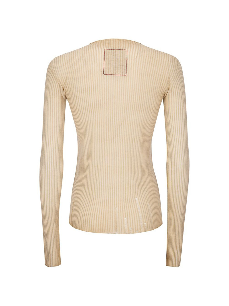UMA WANG ribbed long-sleeve top outlook