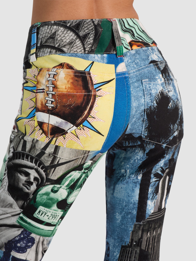 KAI LOW RISE PRINTED JEAN 6