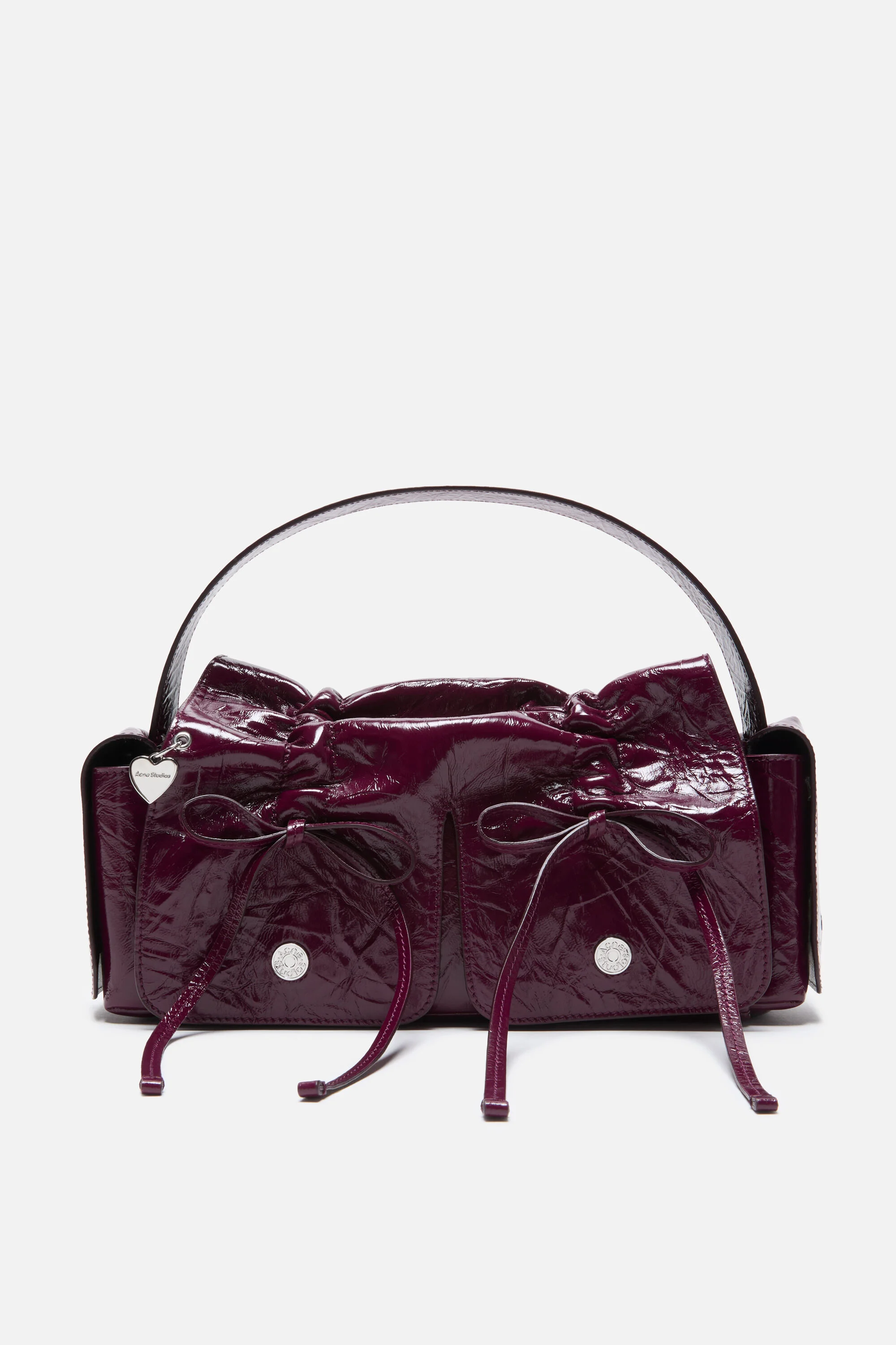 Multipocket shoulder bag - Berry pink - 1