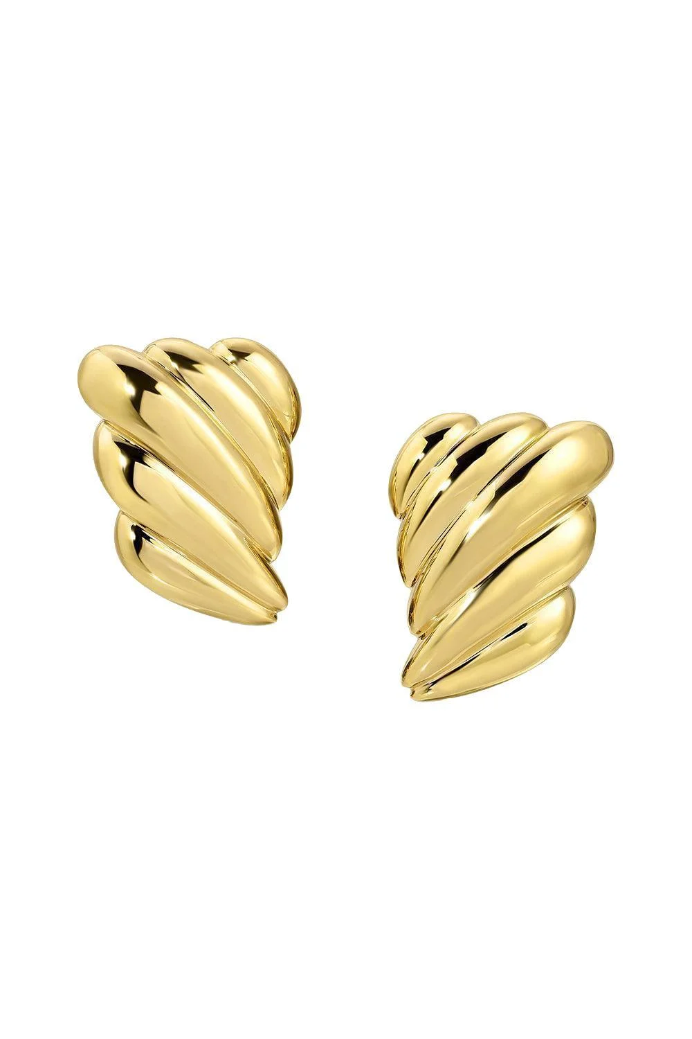 Large Croissant Earrings - 1