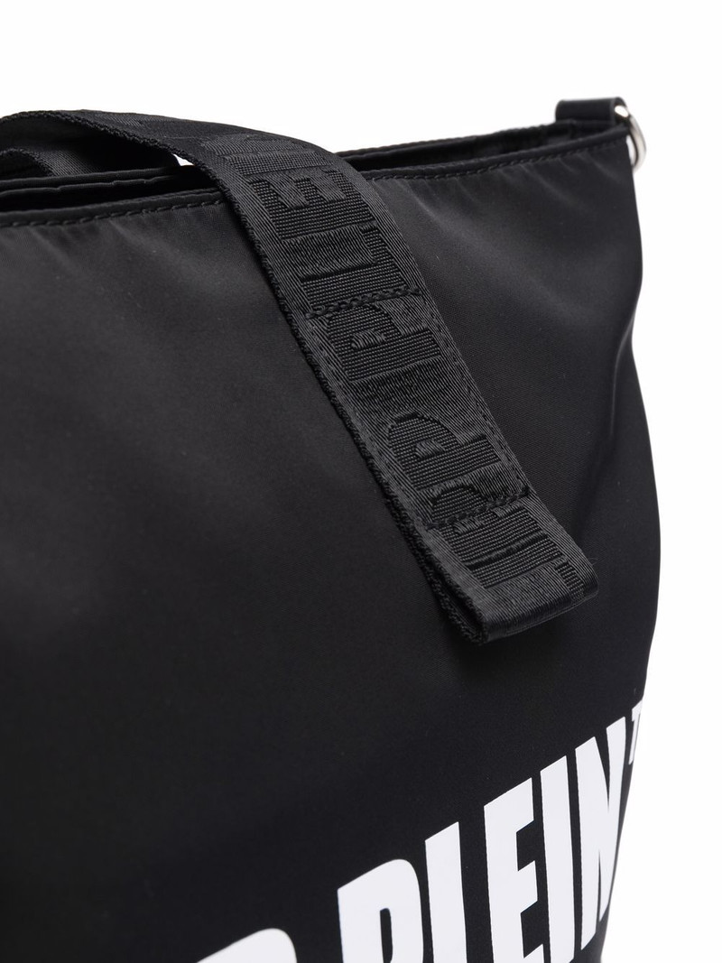 logo-print large cotton tote bag 5