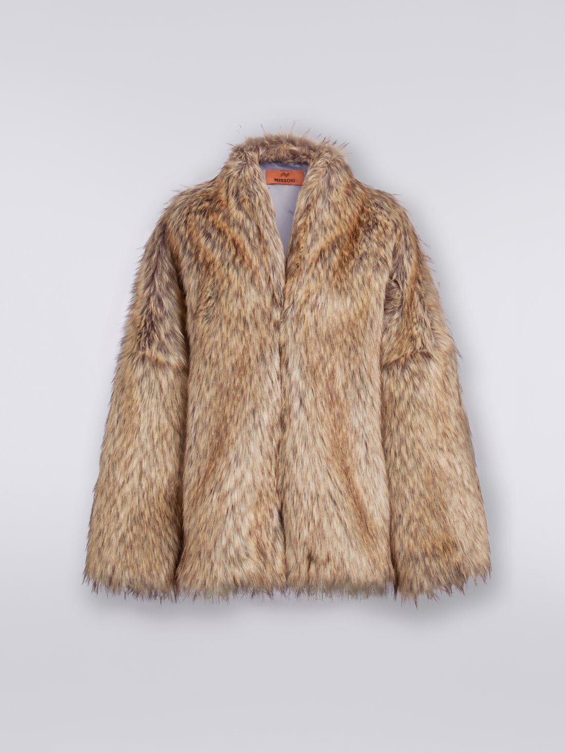 Short faux fur coat - 1