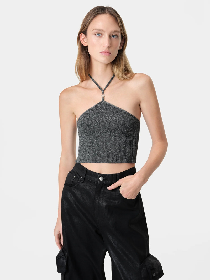 AMIRI WOMEN'S LUREX HALTER TOP outlook