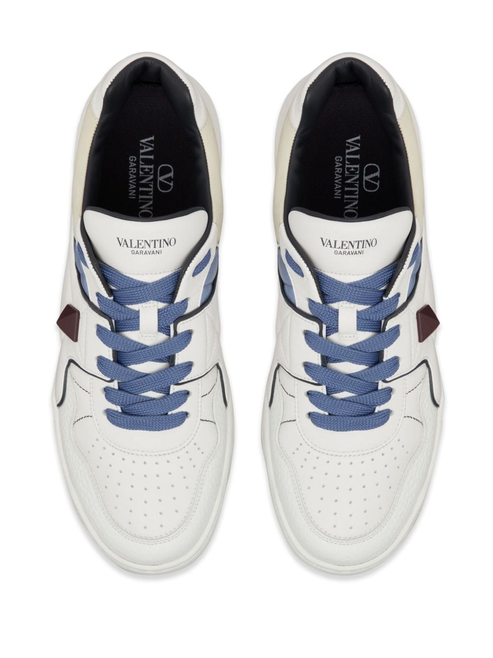 One Stud leather sneakers - 4
