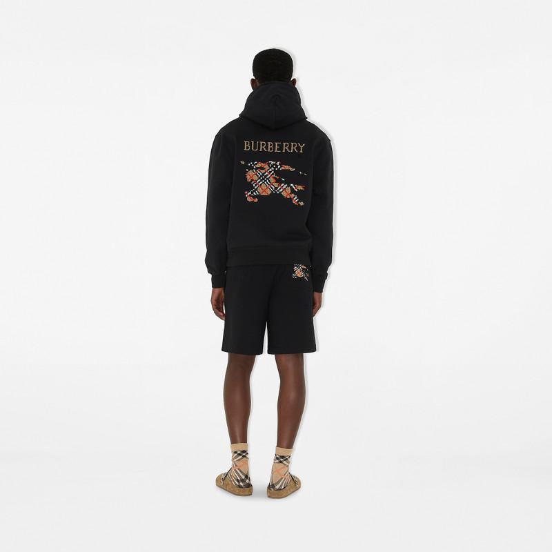 Burberry Cross Stitch EKD​ Cotton Hoodie outlook
