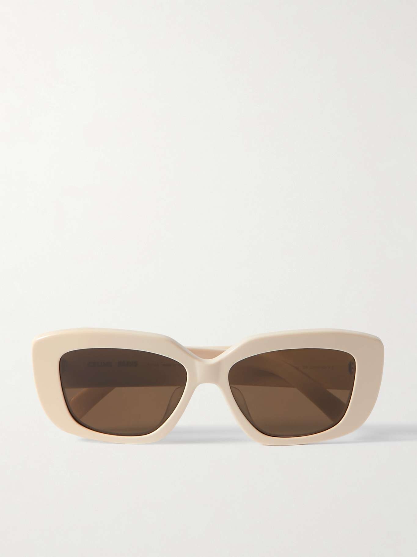 Rectangular-frame acetate sunglasses - 1