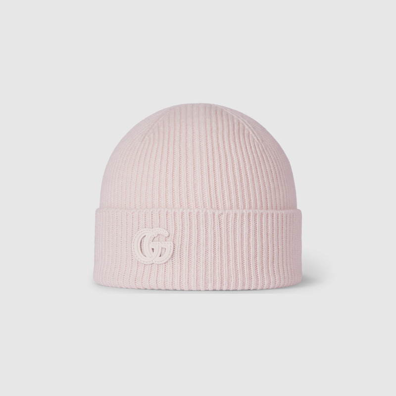 GUCCI Cashmere hat with patch outlook
