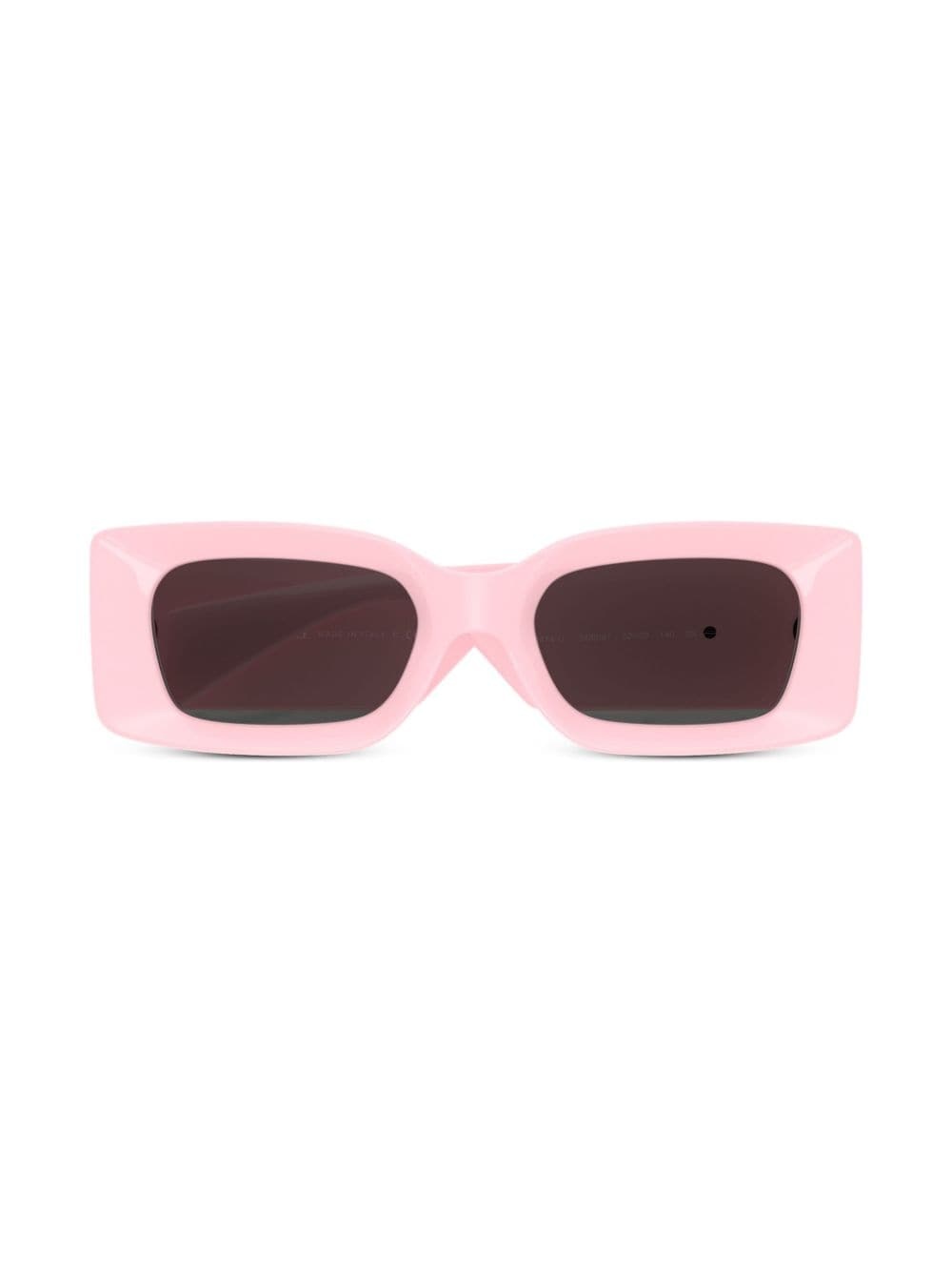 Medusa-plaque rectangular-frame sunglasses - 5