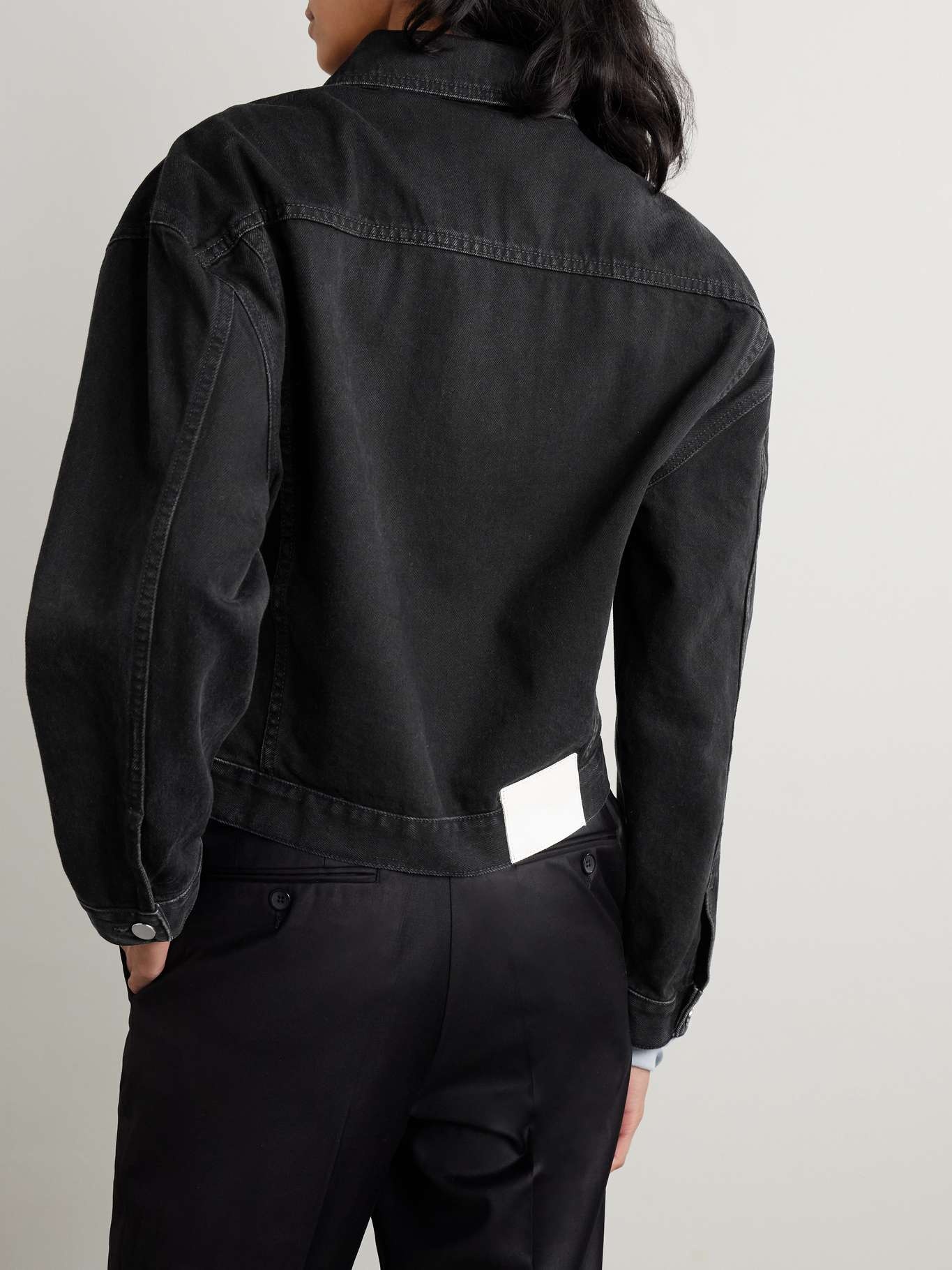 Dave denim jacket Dark gray - 4